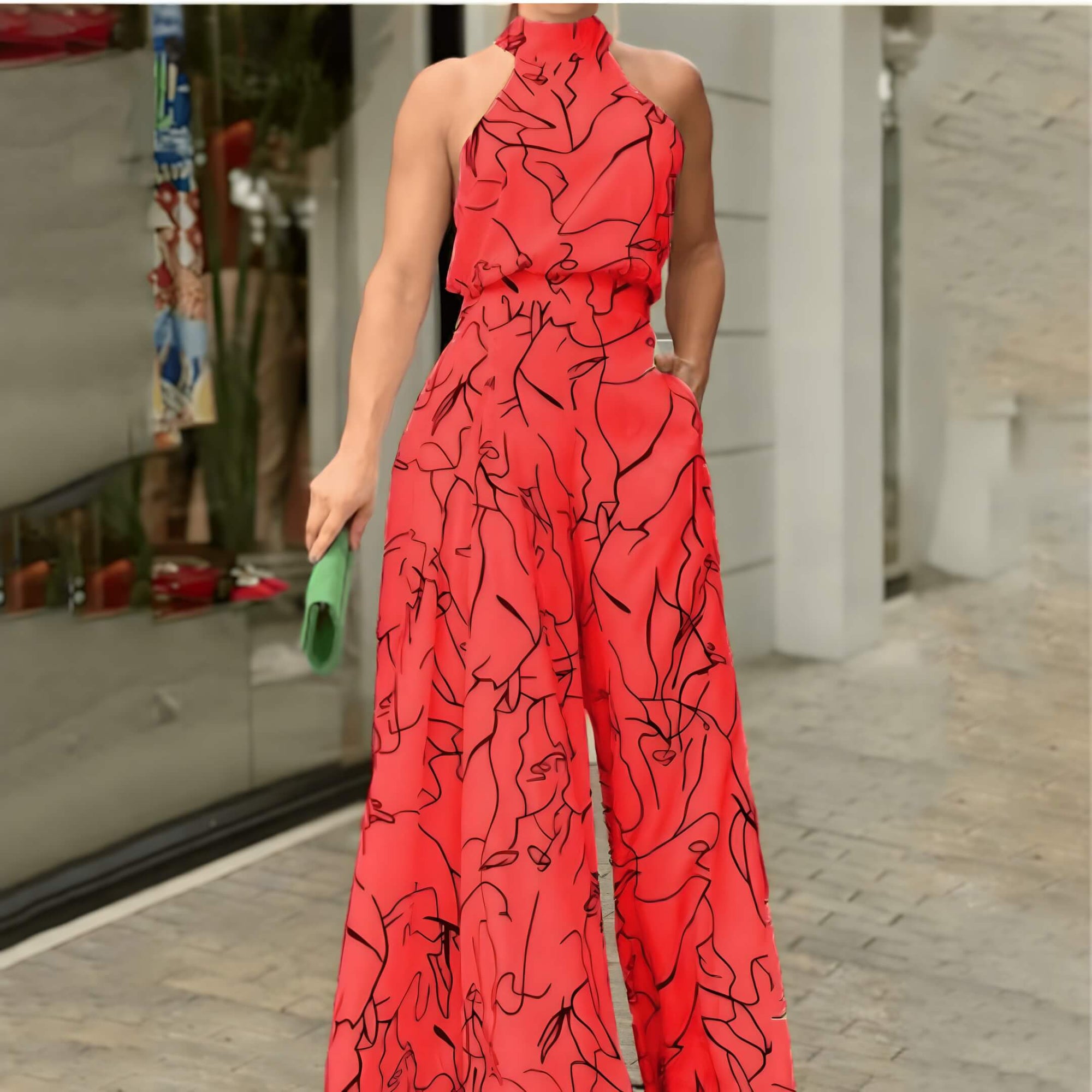 Combinaison à Jambes Larges Sael