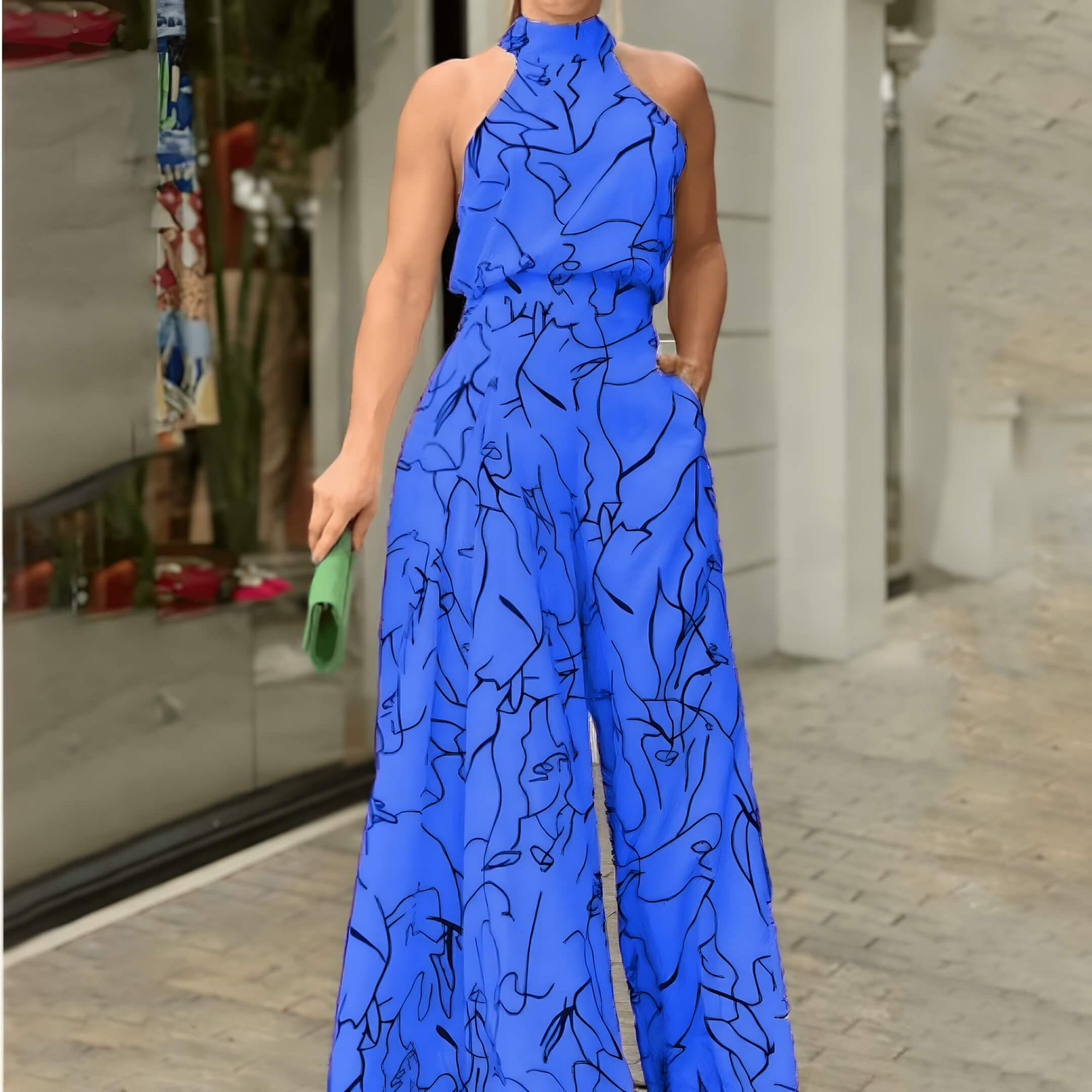 Combinaison à Jambes Larges Sael