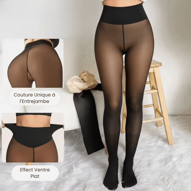 Collant Polaire Invisible - Doublure Polaire & Gainant