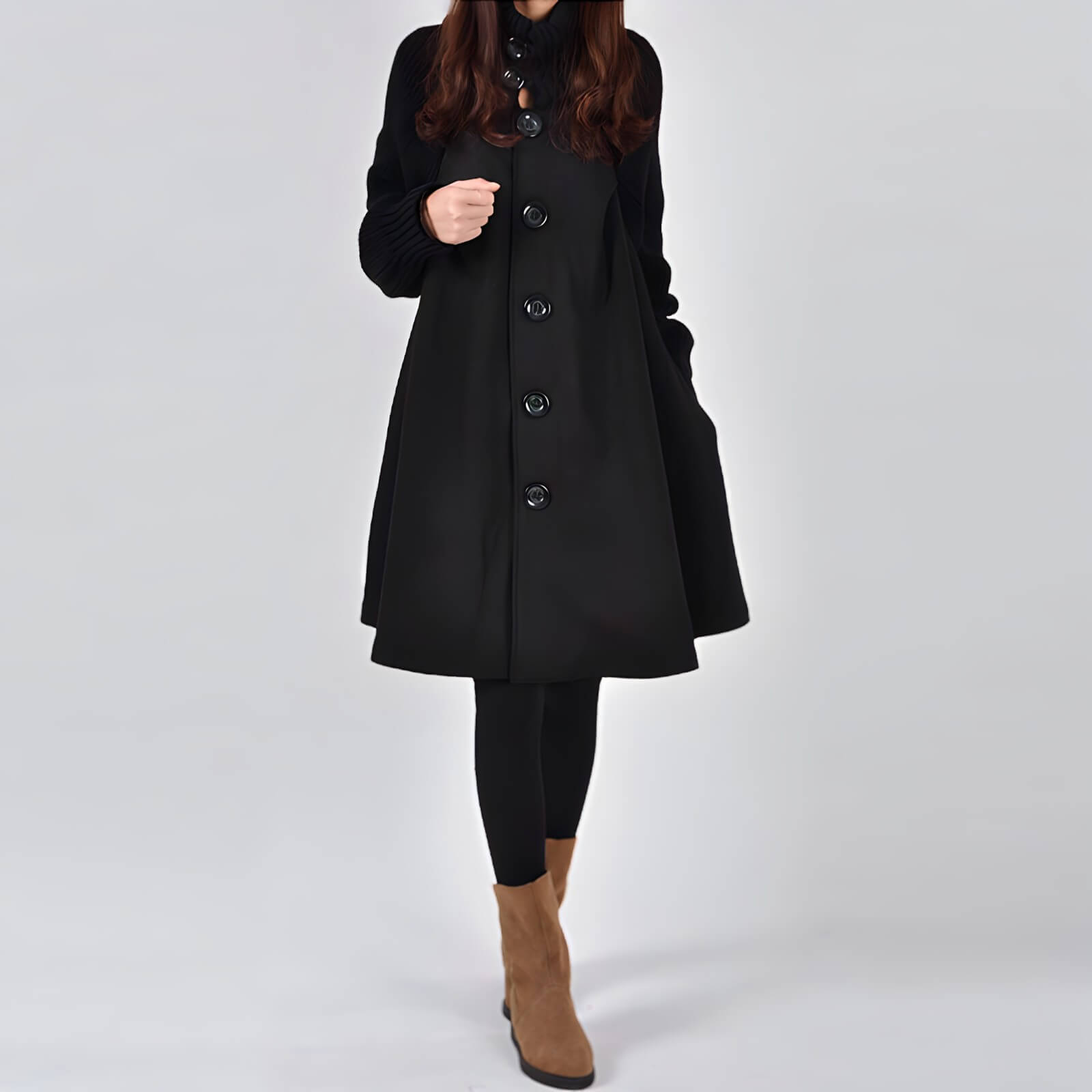 Manteau en Laine Foulée Dakota