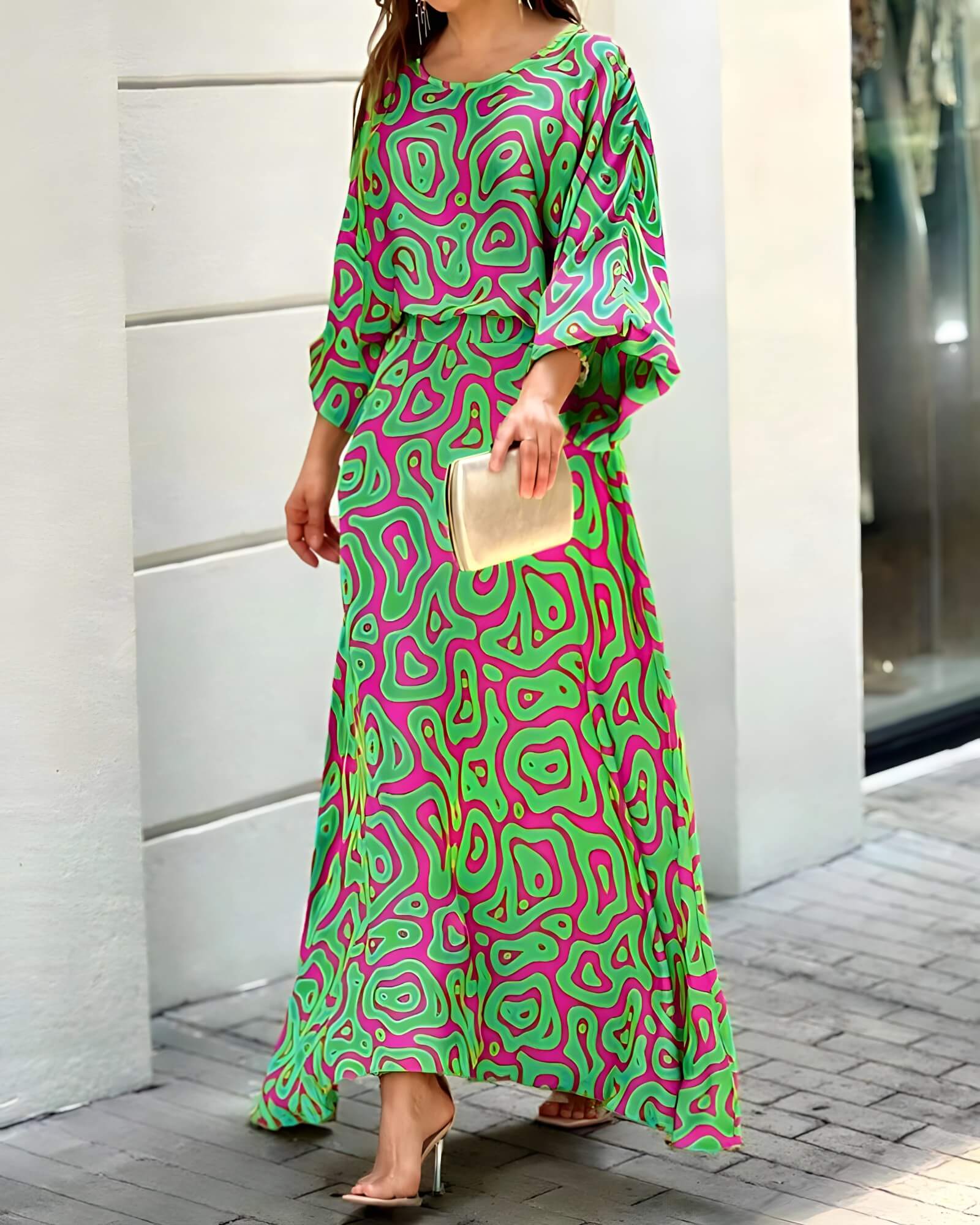 Ensemble Blouse et Jupe Longue Calea