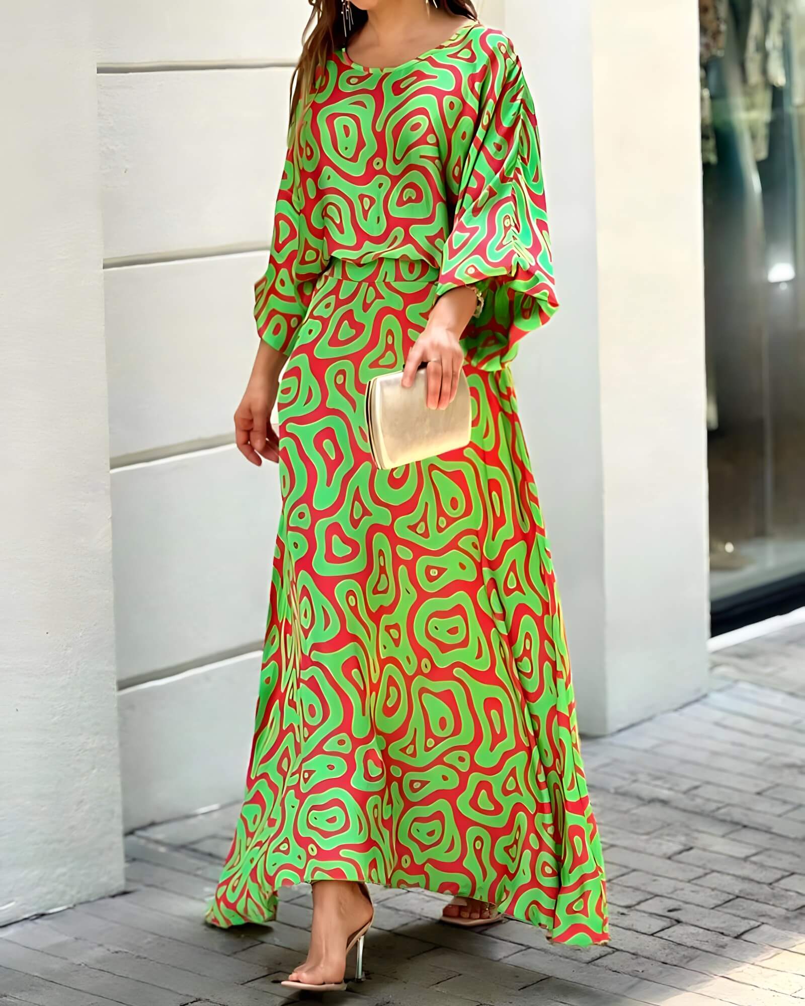 Ensemble Blouse et Jupe Longue Calea