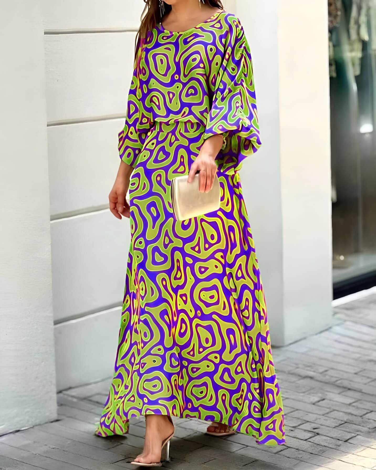 Ensemble Blouse et Jupe Longue Calea