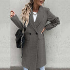 Manteau Long en Laine Foulée Léonie