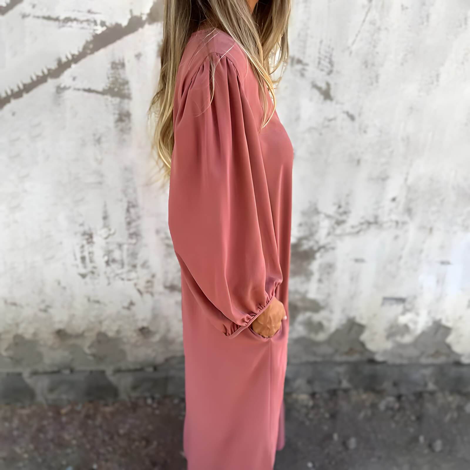 Robe Longue Élégante Rilene