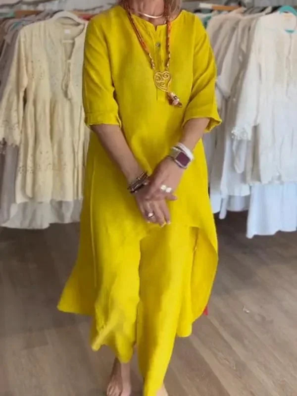 Ensemble Long en Lin pour Femme Elenia