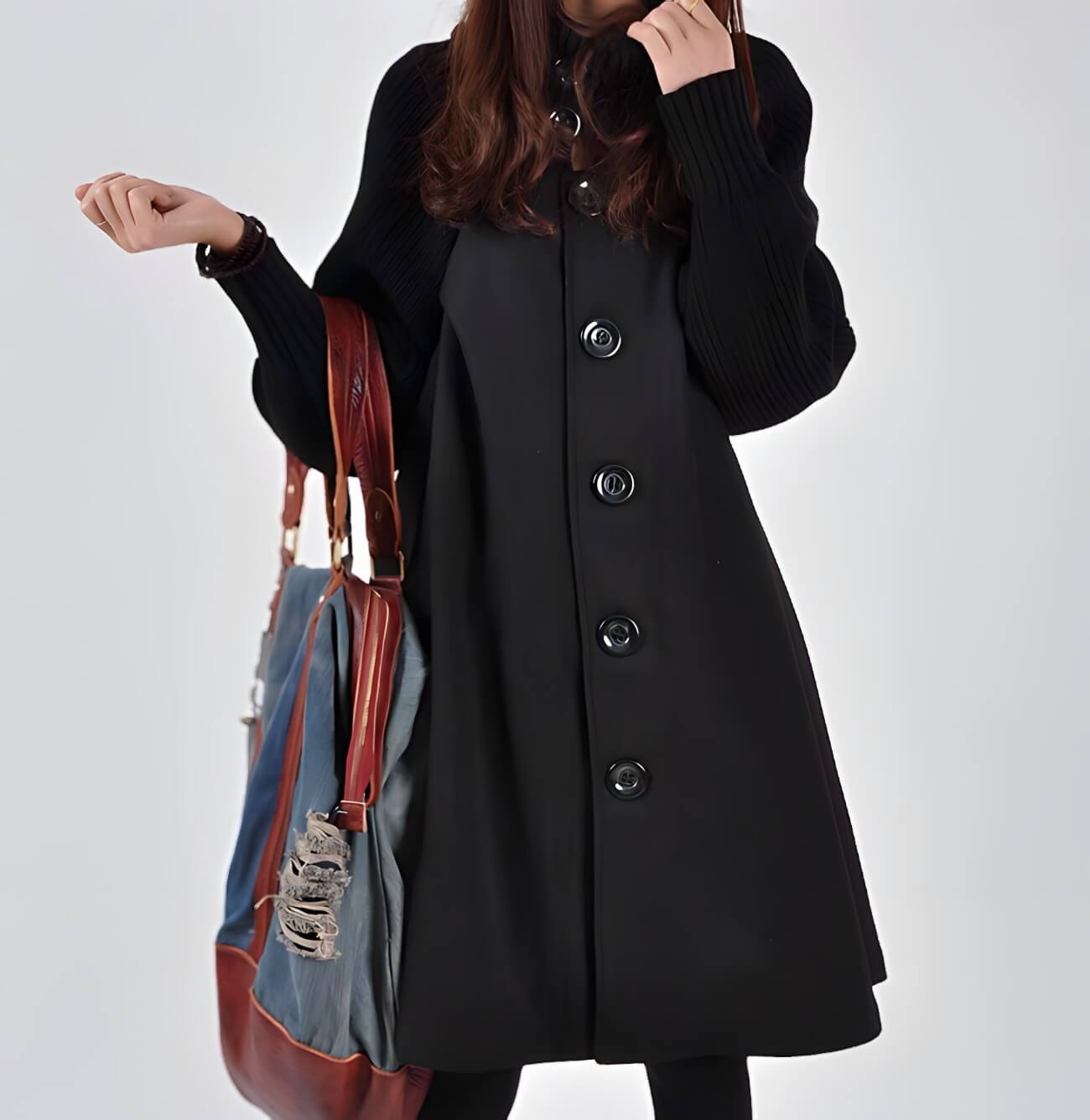 Manteau en Laine Foulée Dakota
