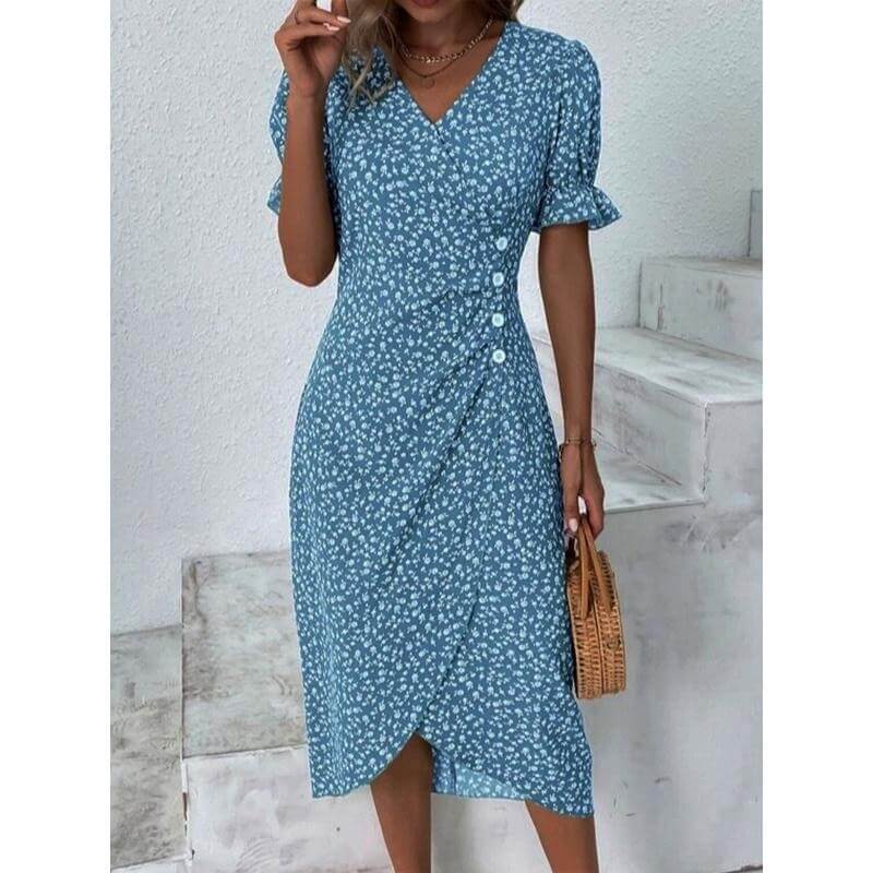 Robe Midi Portefeuille Ivaline