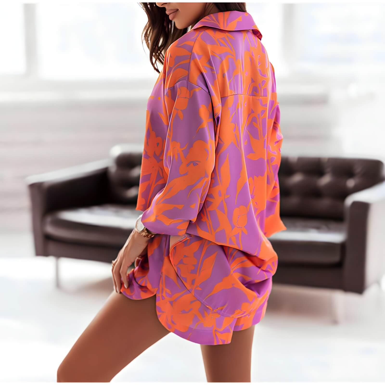 Ensemble Chemise et Short Pour Femme Wylene