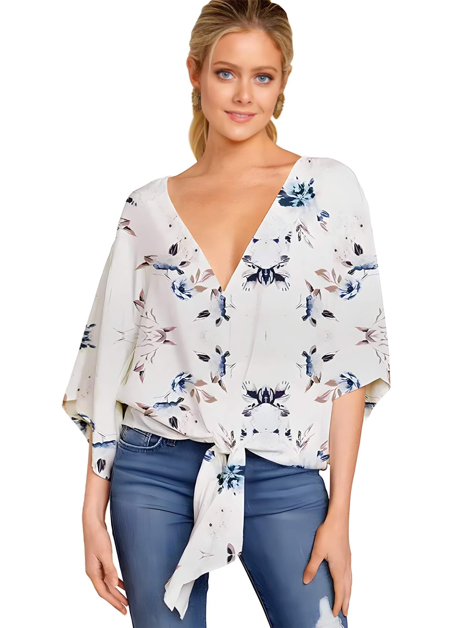Blouse Col V Élèa