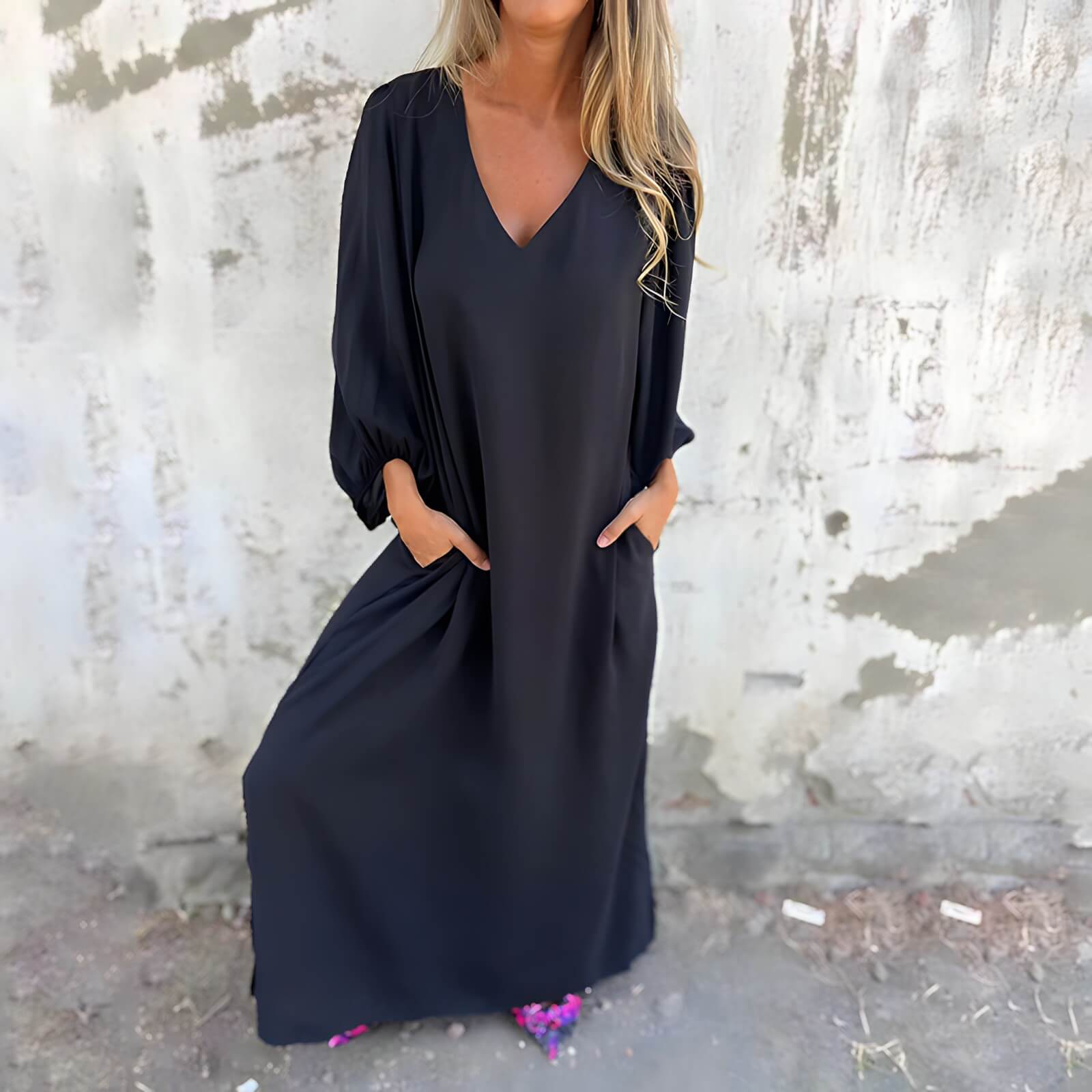 Robe Longue Élégante Rilene