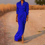 Robe Longue Portefeuille Dione