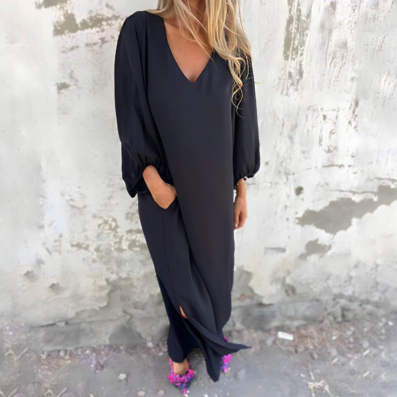 Robe Longue Élégante Rilene