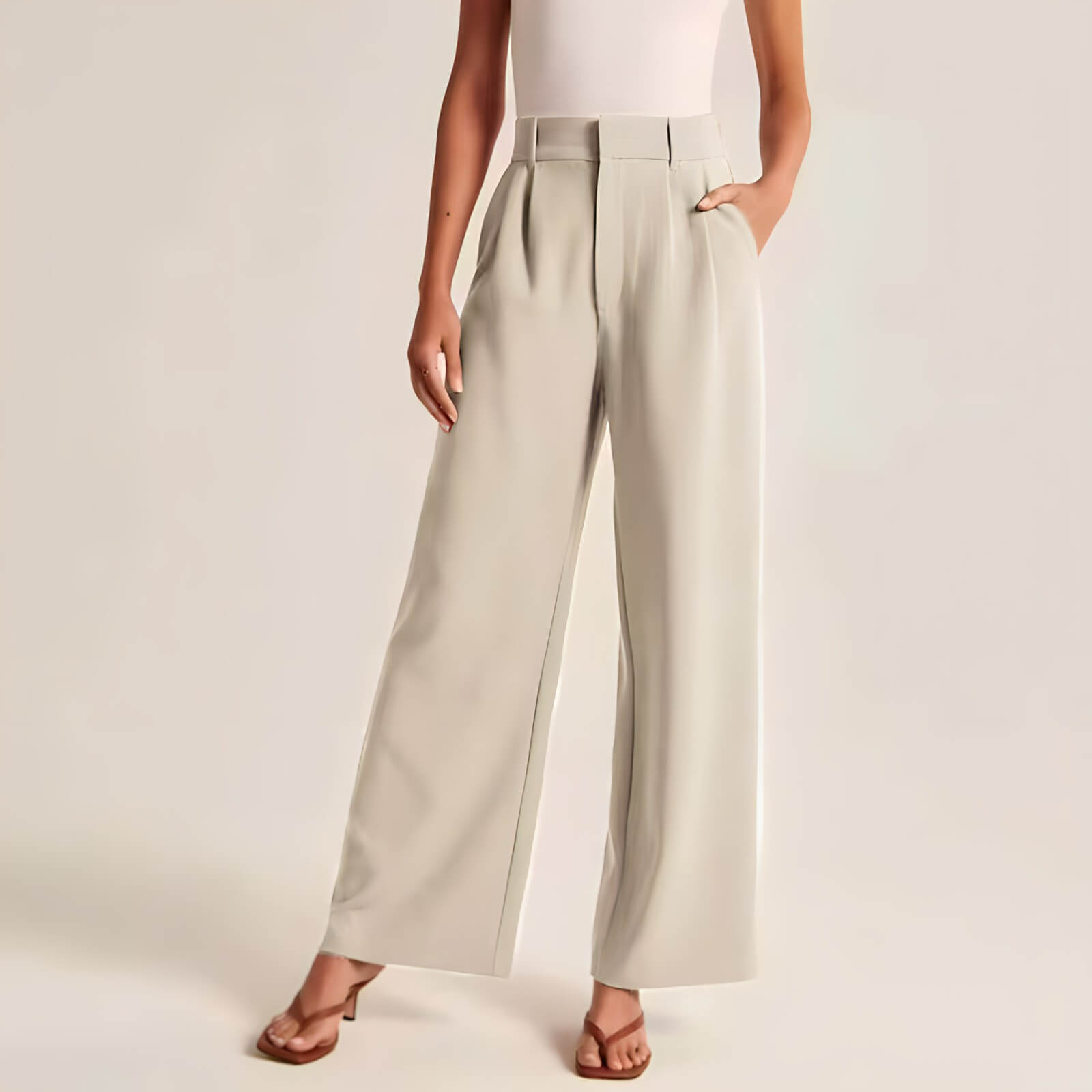 Pantalon Femme Wide Leg en Tailleur Lovelace