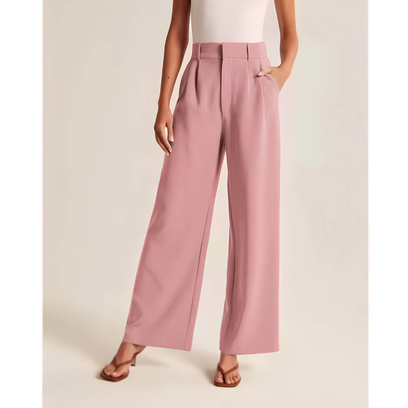 Pantalon Femme Wide Leg en Tailleur Lovelace