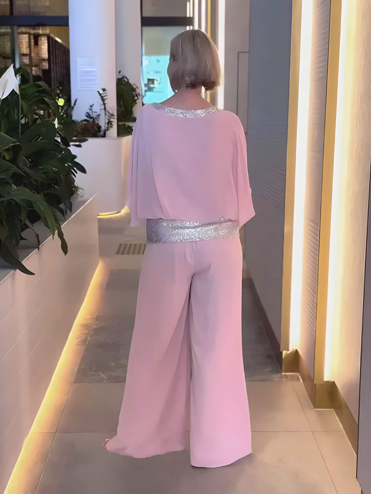 Ensemble Élégant en Chiffon Velia