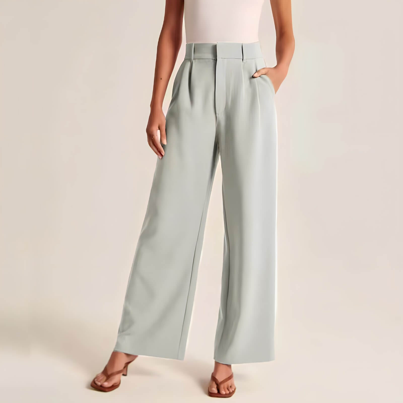 Pantalon Femme Wide Leg en Tailleur Lovelace