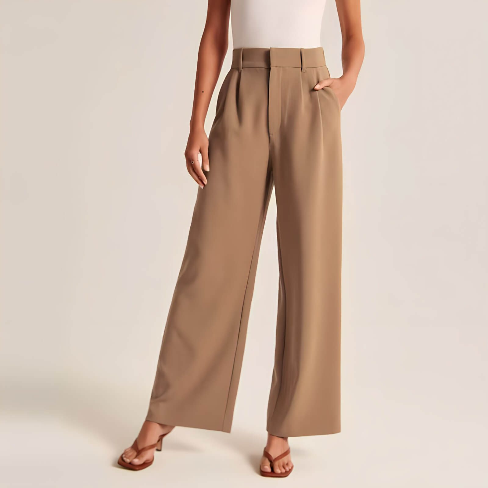 Pantalon Femme Wide Leg en Tailleur Lovelace
